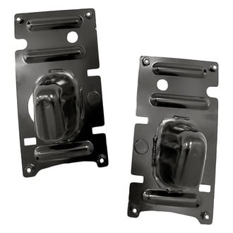 Replacement - Front Lower Driver and Passenger Side Bumper Bracket Set (CAPA Certified)