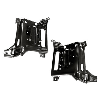 Replacement - Front Driver and Passenger Side Bumper Bracket Set (CAPA Certified)