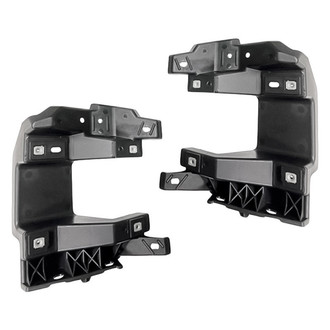 Replacement - Front Driver and Passenger Side Fog Light Bracket Set (Standard Line)