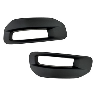 Replacement - Front Driver and Passenger Side Fog Light Bezel Set (CAPA Certified)