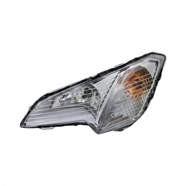 Replacement - Driver Side Chrome Turn Signal/Parking Light with Fog Light