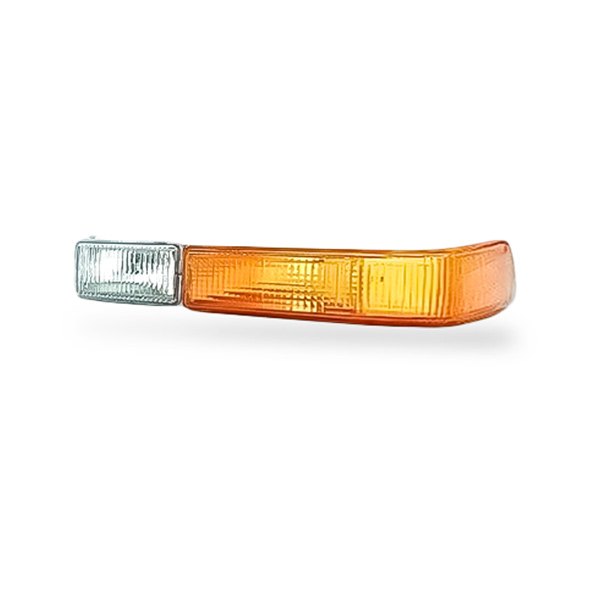 Replacement - Driver Side Chrome/Amber/Clear Turn Signal/Parking Light with Fog Light