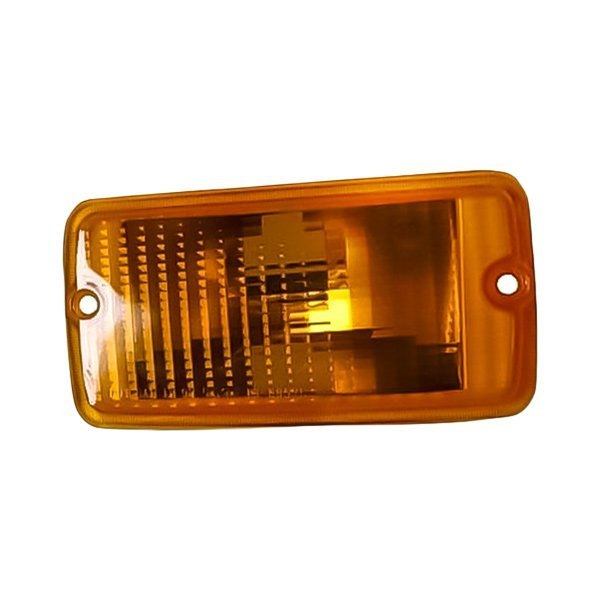 Replacement - Driver Side Amber Turn Signal/Parking Light Lens and Housing
