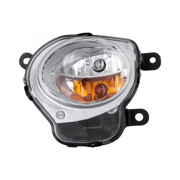 Replacement - Driver Side Chrome/Amber/Clear Turn Signal/Parking Light with Fog Light