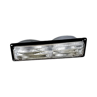 Replacement - Driver Side Turn Signal/Parking Light Lens and Housing (Standard Line)