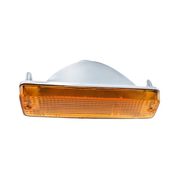 Replacement - Passenger Side Chrome/Amber Turn Signal/Parking Light
