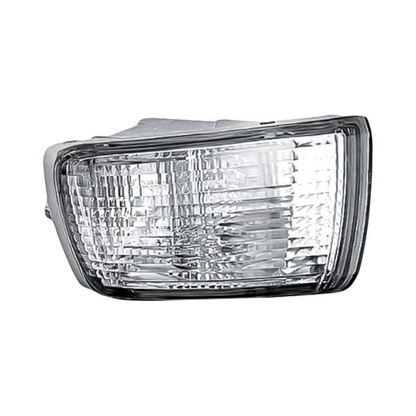 Replacement - Driver Side Chrome Turn Signal/Parking Light with DRL