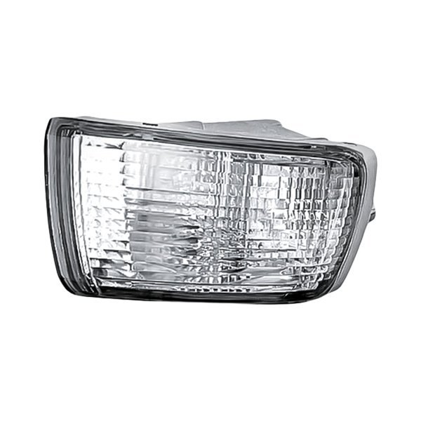 Replacement - Passenger Side Chrome Turn Signal/Parking Light with DRL