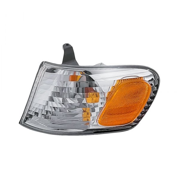 Replacement - Driver Side Chrome/Amber/Clear Turn Signal/Corner Light