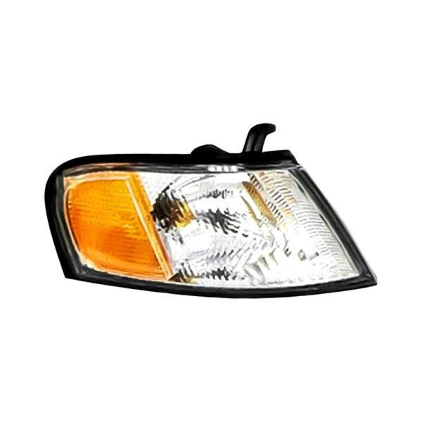 Replacement - Passenger Side Chrome/Amber/Clear Turn Signal/Corner Light