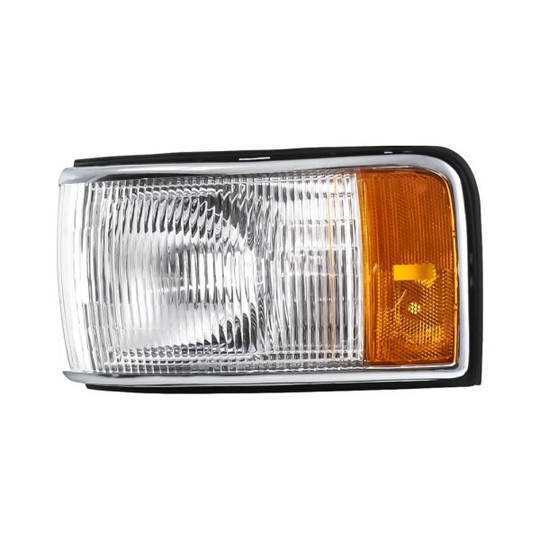 Replacement - Driver Side Chrome/Amber/Clear Turn Signal/Corner Light