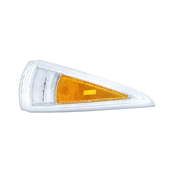 Replacement - Driver Side Chrome/Amber/Clear Turn Signal/Corner Light