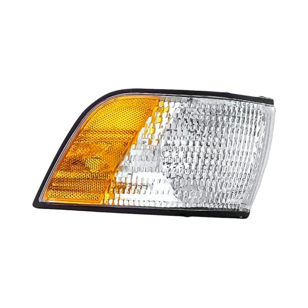 Replacement - Passenger Side Chrome/Amber/Clear Side Marker Light