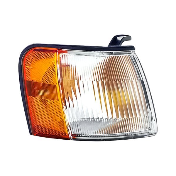 Replacement - Passenger Side Chrome/Amber/Clear Turn Signal/Corner Light