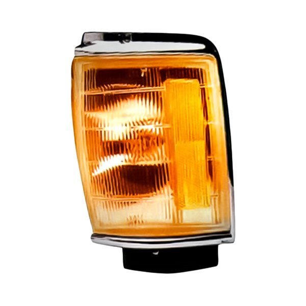 Replacement - Driver Side Chrome/Amber Turn Signal/Corner Light
