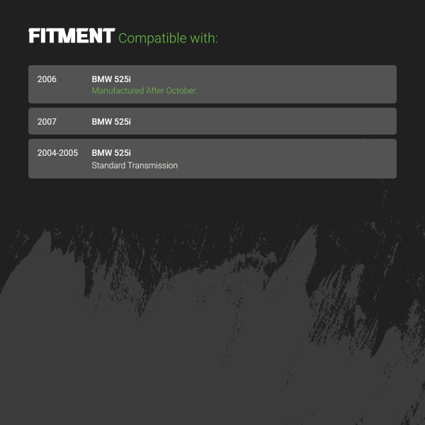 Replacement - Mu Friction-Coating Formula Front Disc Brake Pads - Fitment Information