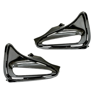Replacement - Front Driver and Passenger Side Fog Light Bezels (Standard Line)