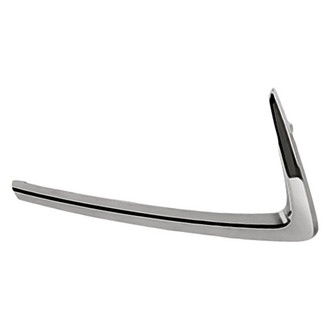 Replacement - Front Outer Passenger Side Bumper Cover Grille Molding (CAPA Certified)