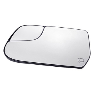 Replacement - Driver Side Power Mirror Glass (Heated) (Standard Line)