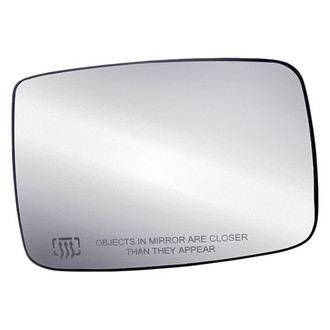 Replacement - Passenger Side Power Mirror Glass (Heated) (Standard Line)