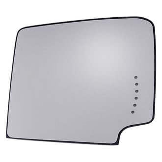 Replacement - Passenger Side Power Mirror Glass (Heated) (Standard Line)