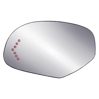 Replacement - Driver Side Power Mirror Glass (Heated) (Standard Line)