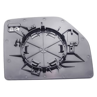 Replacement - Passenger Side Power Mirror Glass (Standard Line)