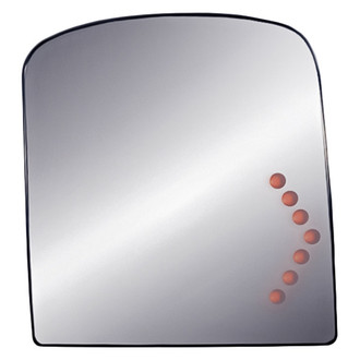 Replacement - Passenger Side Power Mirror Glass (Heated) (Standard Line)