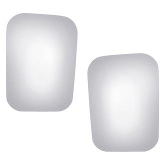 Replacement - Driver and Passenger Side Mirror Glass Set (Standard Line)
