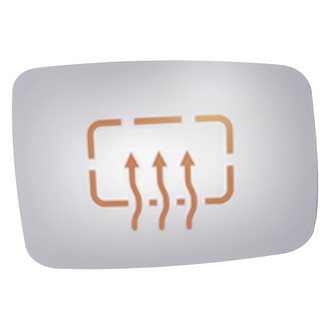 Replacement - Passenger Side Mirror Glass (Heated) (Standard Line)
