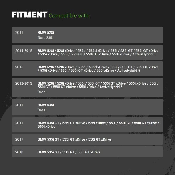 Replacement - Front Sway Bar Link Fitment Information