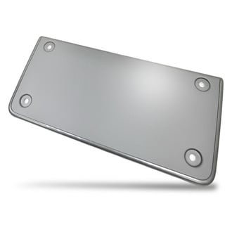 Replacement - Textured Black Front License Plate Bracket w/o Mounting Hardware