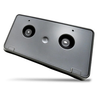 Replacement - Black Front License Plate Bracket