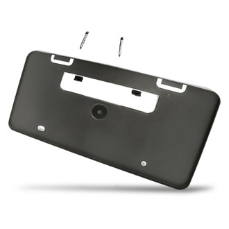 Replacement - Black Front License Plate Bracket