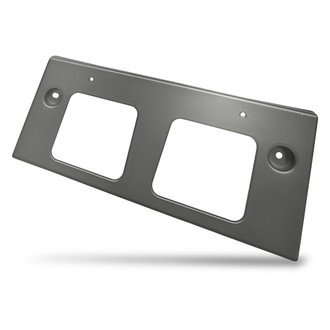 Replacement - Textured Black Front License Plate Bracket