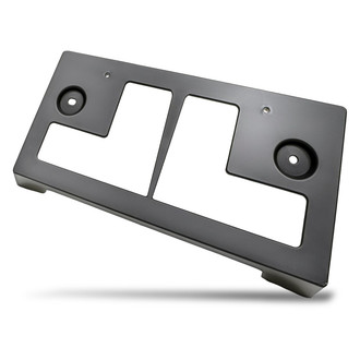 Replacement - Textured Black Front License Plate Bracket