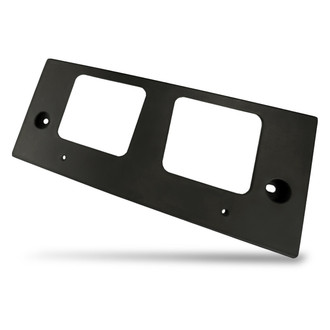 Replacement - Textured Black Front License Plate Bracket