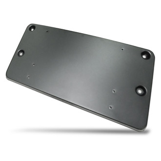 Replacement - Black Front License Plate Bracket
