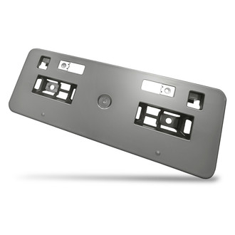 Replacement - Textured Black Front License Plate Bracket