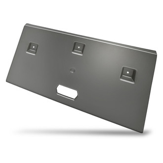 Replacement - Textured Black Front License Plate Bracket