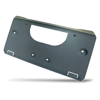 Replacement - Textured Black Front License Plate Bracket w/o Mounting Hardware
