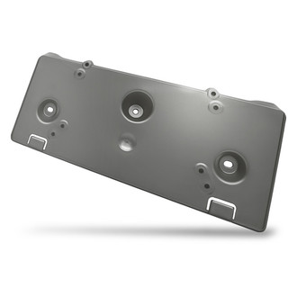 Replacement - Textured Black Front License Plate Bracket