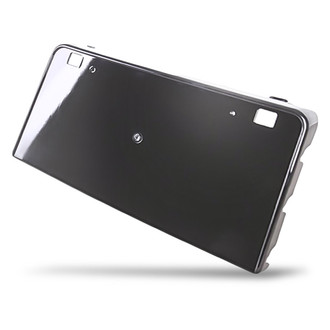 Replacement - Black Front License Plate Bracket