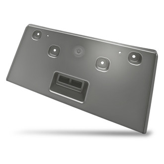 Replacement - Textured Black Front License Plate Bracket