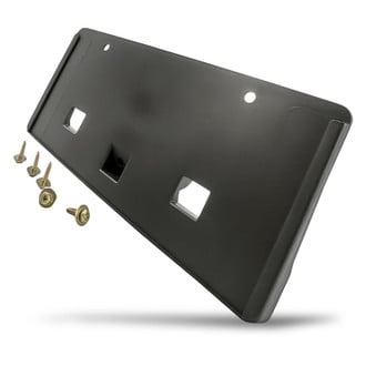 Replacement - Textured Black Front License Plate Bracket