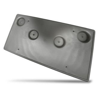 Replacement - Gray Front License Plate Bracket