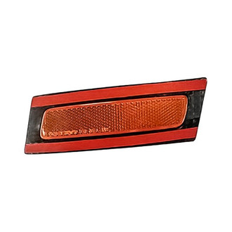 Replacement - Front Driver Side Bumper Reflector (CAPA Certified)
