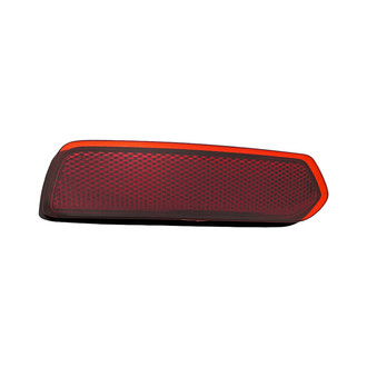 Replacement - Rear Driver Side Bumper Reflector (CAPA Certified)