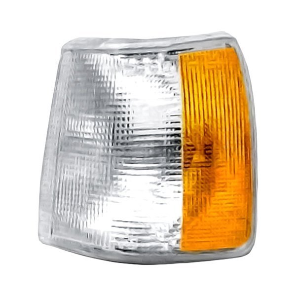 Replacement - Driver Side Chrome/Amber/Clear Turn Signal/Corner Light without Fog Light