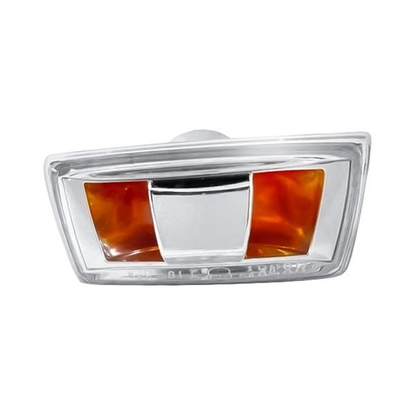 Replacement - Driver Side Chrome/Amber/Clear Turn Signal/Parking Light
